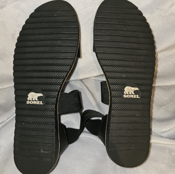 Sorel black sandal size 8.5 - Picture 3 of 6